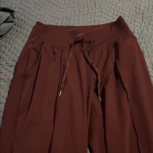Dark plum Drawstring Pants